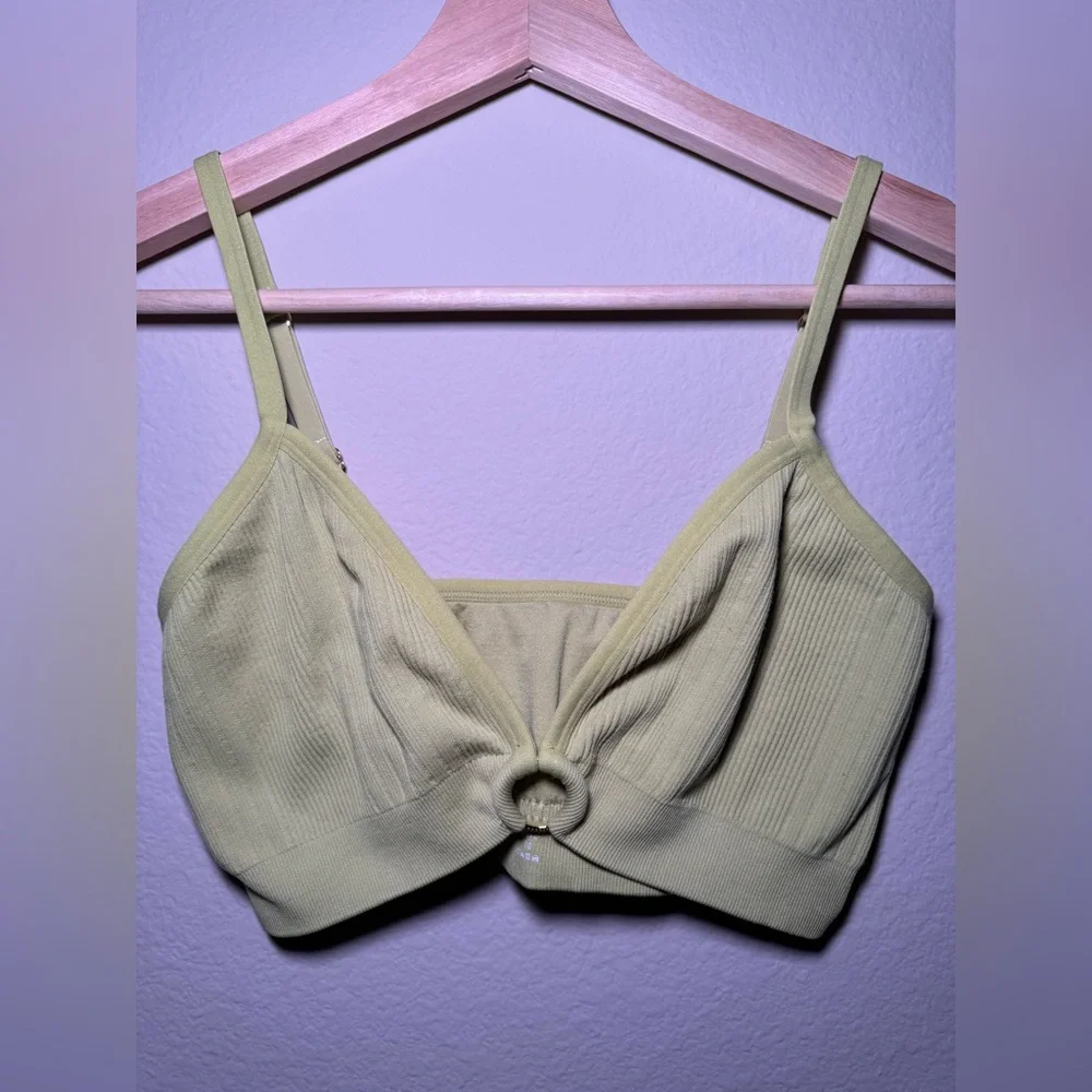 Aerie Large Seamless stretch O-ring Triangle Bralette